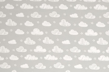 NANO-Softshell "Fiete" mit Wolken, grau, 0,5 m